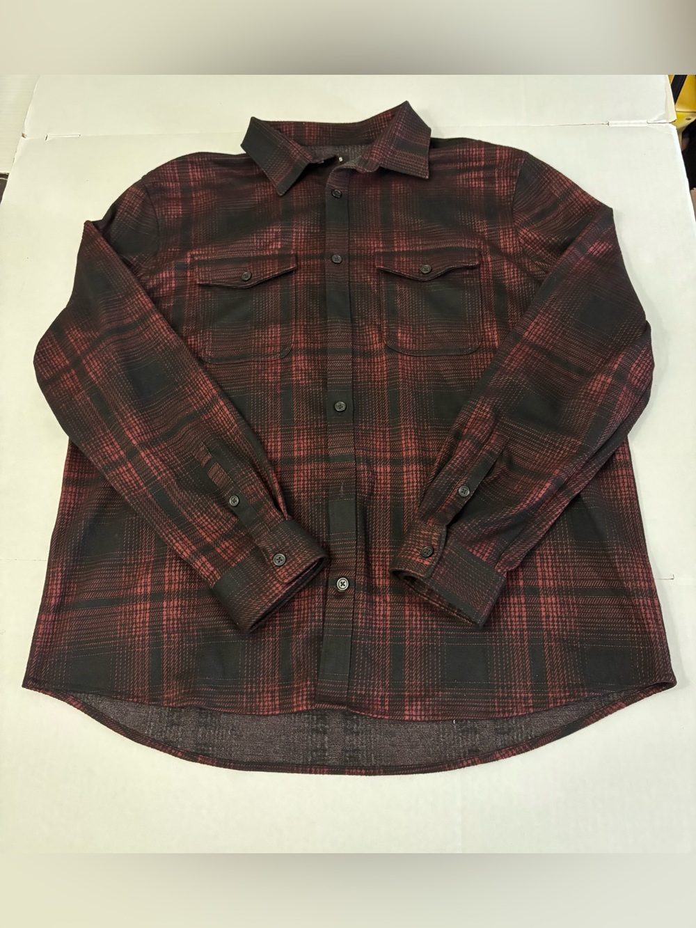 Express Men’s Plaid Flannel Shirt Size XL